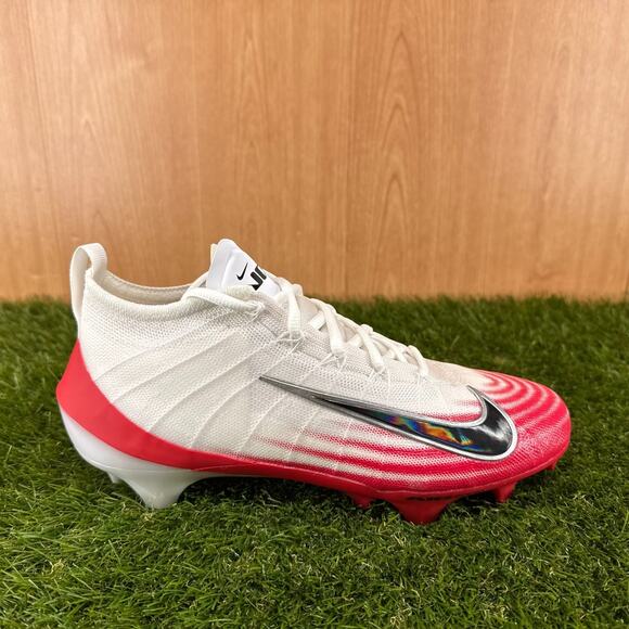 Nike Zoom Vapor Elite 1 White University Red Cleats FB3288-102 Men\'s Size 8 main image 7